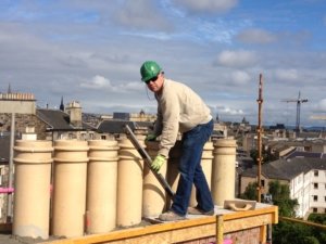 Edinburgh's chimneys repairs