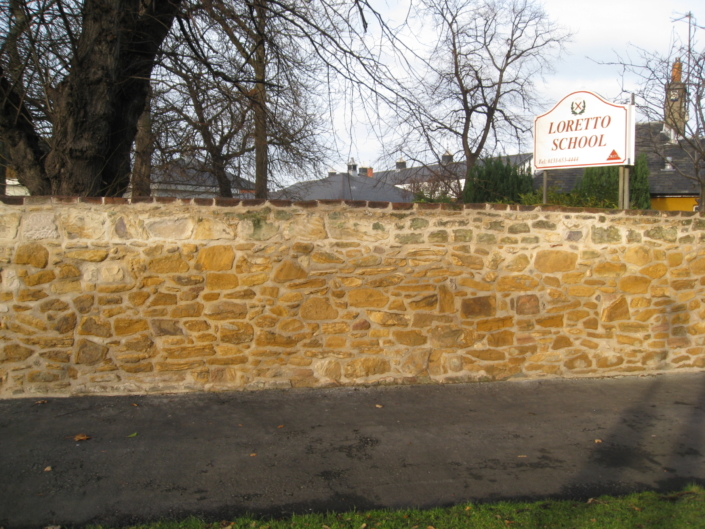 Loretto School random wall