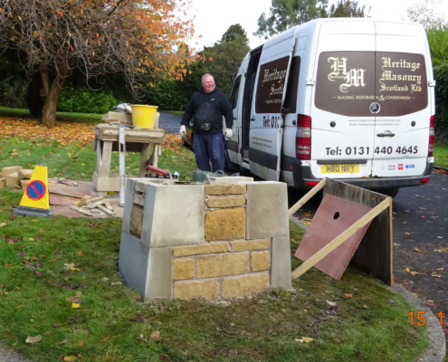Preparing cairn