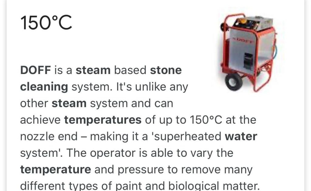 doff cleaning Doff Stone Cleaning