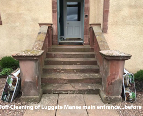 DOFF cleaning before