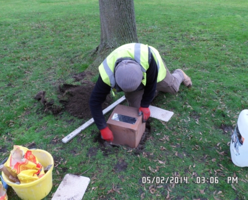 Loretto School creating stonework