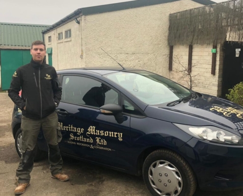 New team member New team member at Heritage Masonry Edinburgh