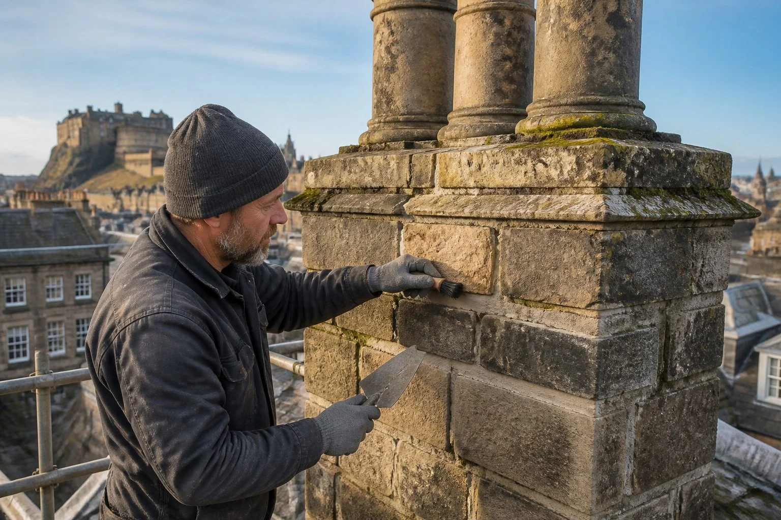 Typical Issues with Edinburgh’s Stone Chimneys