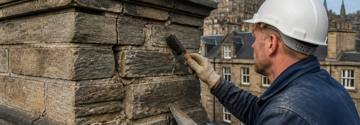stone chimney